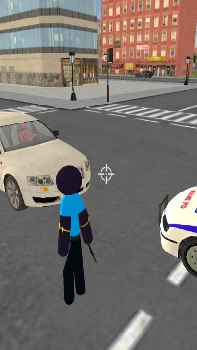 火柴人绳索英雄黑豹警官安卓版游戏下载  v1.0图2